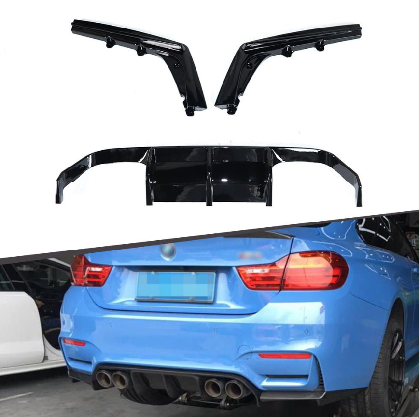 V Diffuser 3PC - BMW M3/M4 F8x, 2014-2020