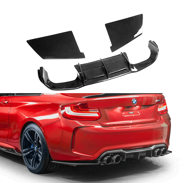 MTC Diffuser 3PC - BMW M2 F87, 2016-2021