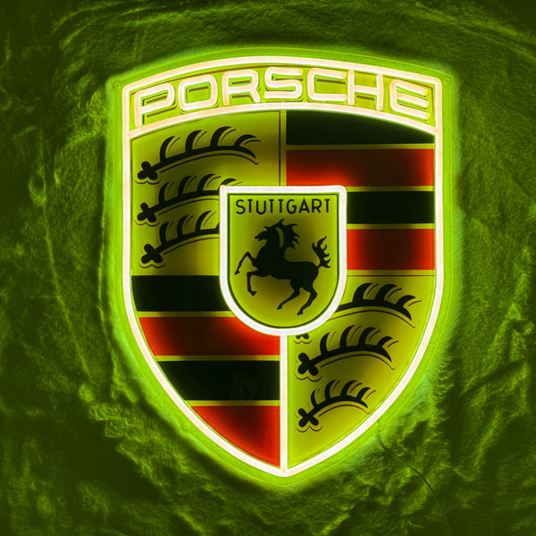 Porsche LED Neon Sign